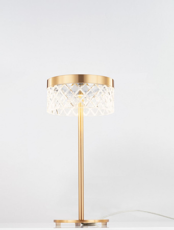 Luces Exclusivas lampa stołowa LED Mineros Ø 14,8 cm 6W 383lm 3000K IP20 złota LE44584