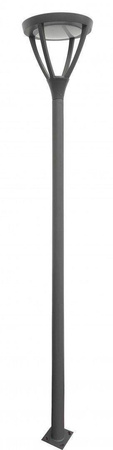 Su-ma latarnia LED Mars 40W 3825lm 3000K popielata IP65 MLS-LB-22A