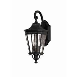 Elstead kinkiet zewnętrzny Cotswold Lane 2xE14 czarny IP44 FE-COTSLN2-M-BK