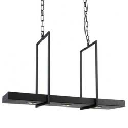 Markslojd żyrandol / lampa wisząca LED Tray 3x(3W 210lm 3000K) 9W 630lm czarna 105780