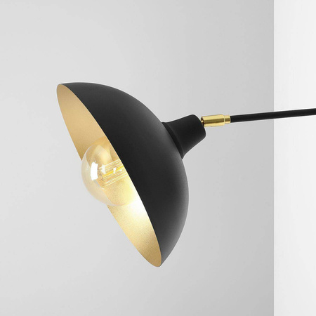 Aldex kinkiet Espace E27 czarny 1036C1