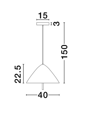 Luces Exclusivas lampa wisząca LED Carapari Ø 40 cm 17W 917lm 3000K IP20 czarna LE44654