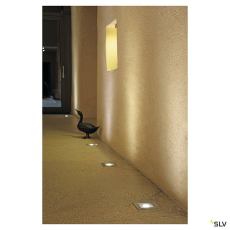 SLV oczko chodnikowe Dasar GU10 stalowe IP67 229374