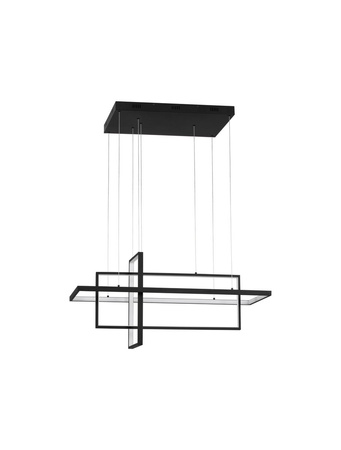 Luces Exclusivas lampa wisząca LED Baldo ściemnialna 59W 2129lm 2700-3500-5000K IP20 czarna LE43526