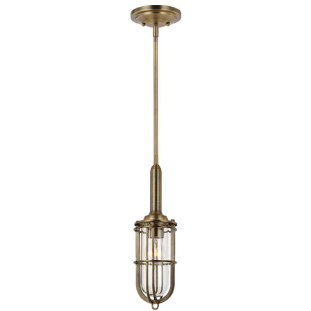 Quintiesse lampa wisząca Urban Restoration E27 mosiężna IP44 QN-URBANREST-MP