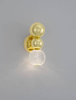 Luces Exclusivas kinkiet LED Ponce 4W 249lm 3200K złoty LE42705