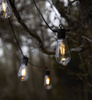Markslojd girlanda LED Garden 24 10x(0,24W 30lm 2700K) 2,4W 300lm czarna IP44 107293