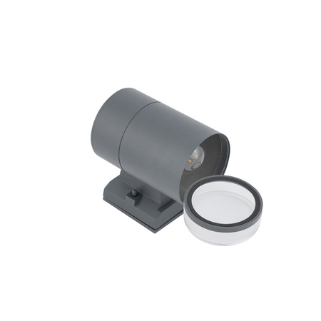 Nowodvorski kinkiet zewnętrzny Rock Pro I E27 1x25W grafitowy 10686