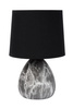 Lucide lampa stołowa Marmo E14/40W czarna 47508/81/30