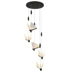Step Into Design lampa wisząca Bee 5 5x(4W 320lm 3000K) 20W 1600lm czarna MP0090-5 black
