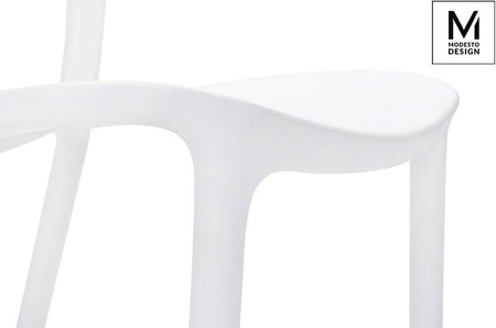 Modesto Design krzesło Zing białe polipropylen C1028.WHITE