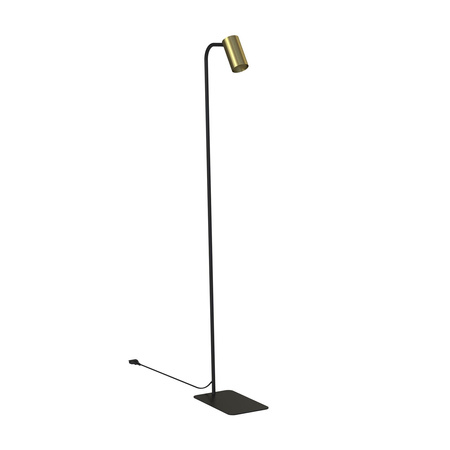 Nowodvorski lampa podłogowa Mono GU10 czarno/mosiężna 120cm 7711