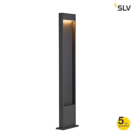 SLV lampa stojąca zewnętrzna LED Flat 9,7W 400lm 3000/4000K antracytowa 100cm IP65 1002958
