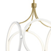 Quintiesse lampa wisząca LED Ciri 45W 2739lm 3000K biało/złota QN-CIRI-P-WH