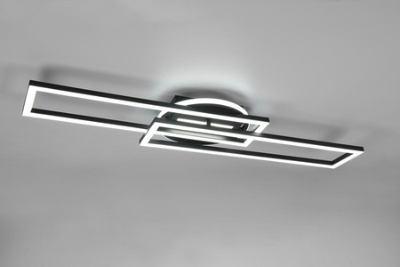 RL plafon LED Twister 30W 4500lm 2700/6000K czarny R67183132