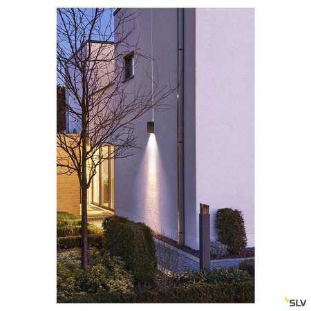 SLV kinkiet zewnętrzny LED Big Theo Wall 29W 2130lm 3000K antracytowy IP44 234515