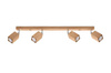 Sollux plafon (reflektorek) Keke 4 4xGU10 drewniany SL.1038