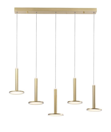 Luces Exclusivas lampa wisząca LED Esquel 53W 1967lm 3000K złota LE41993