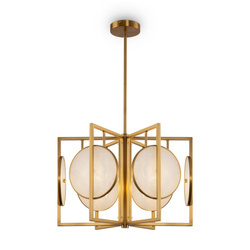 Maytoni żyrandol / lampa wisząca Marmo 6xE14 złota MOD099PL-06G