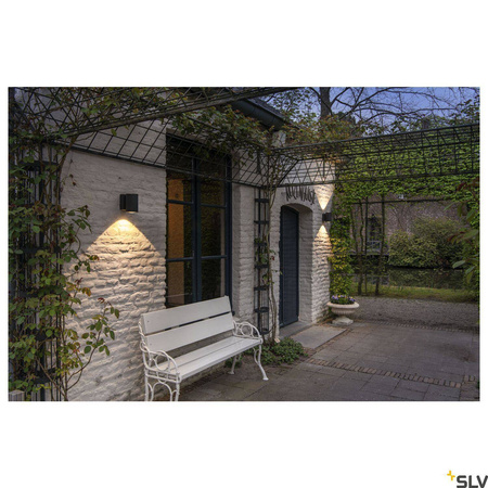 SLV kinkiet zewnętrzna LED Enola ud/down 2x(10W 940lm 3000/4000K) 20W 1880lm antracytowy 1006329