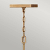 Quintiesse lampa wisząca Stinson 4xE14 mosiężna QN-STINSON-4P-L-DBR