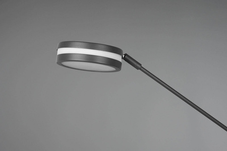 Trio lampa podłogowa LED Franklin 35W 4100lm + 6,5W 650lm 2700/3200/4000K antracytowa ściemnialna 181cm 426510242