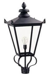 Elstead lampa stojąca zewnętrzna Wilmslow E27 czarna 82,5cm IP23 WSLL1-BLACK
