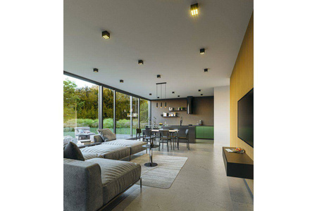 GTV plafon techniczny LED Artemida 20W 1920lm 4000K czarny LD-ATM20WCK-NB