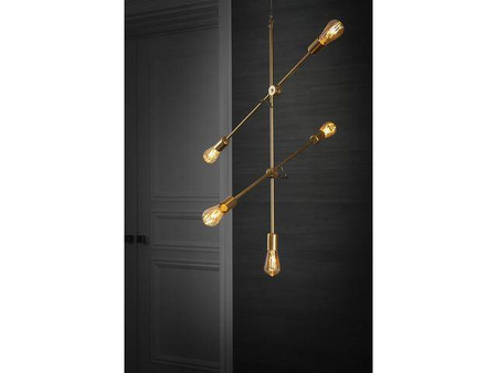 Nowodvorski żyrandol / lampa wisząca Sticks V 5xE27 złota 9076