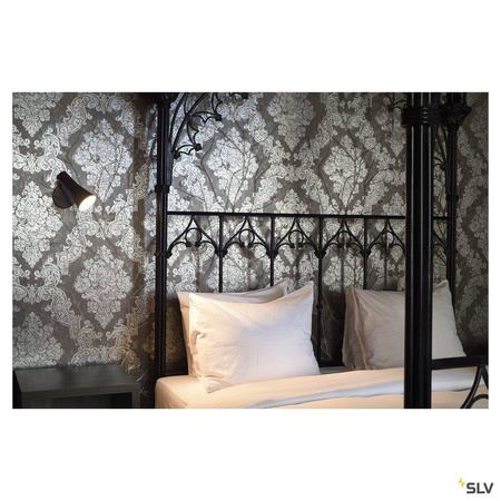 SLV kinkiet (reflektorek) Phelia GU10 czarny 148540