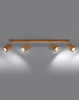 Sollux plafon (reflektorek) Keke 4 4xGU10 drewniany SL.1038
