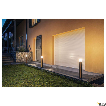 SLV lampa stojąca zewnętrzna Grafit 60 E27 antracytowa 8,8cm IP44 1006181