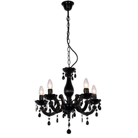 Zuma Line żyrandol / lampa wisząca Magnolia Pendant 5xE14 czarna RLD94016-5B