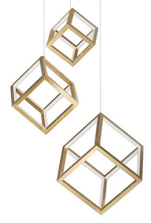 Luces Exclusivas lampa wisząca LED Pola 110W 8250lm 3000K złota LE41459