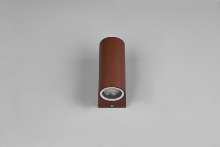 Trio kinkiet zewnętrzny Roya 2xGU10 rdzawy IP44 204260224