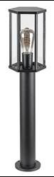 Rabalux lampa ogrodowa stojąca Dubrovnik E27 czarna IP44 7240