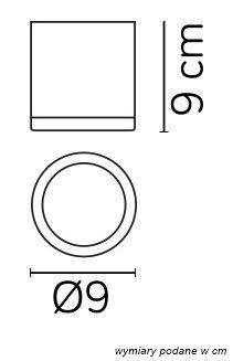 Su-ma kinkiet zewnętrzny Adela Midi GU10 szary IP54 M1455 DG