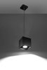 Sollux lampa wisząca Quad 1 GU10 czarna SL.0060