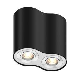 Zuma Line plafon techniczny Rondoo SL 2xGU10 czarny 50407-BK