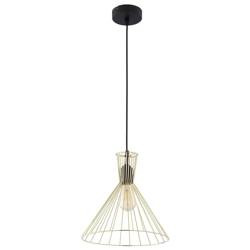 TK Lighting lampa wisząca Sahara E27 czarno/złota 3350