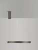 Luces Exclusivas lampa wisząca LED Bari ściemnialna Ø 60 cm 60W 2552lm 3000K IP20 brązowa LE44318