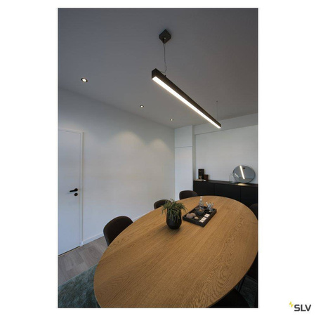 SLV lampa wisząca LED Glenos 85W 5700lm 3000K czarna 1001406