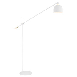 Argon lampa podłogowa Detroit E27 biało/mosiężna 220cm 4734