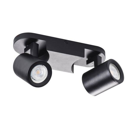 Kanlux kinkiet (reflektorki) Laurin 2xGU10 czarny 29123
