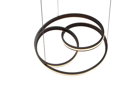 Trio lampa wisząca LED Yara 60W 7200lm 2300/3000/4000K czarna 326210132