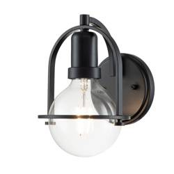 Quintiesse kinkiet Somerset E27 czarny QN-SOMERSET1-C-BK