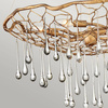 Quintiesse lampa wisząca Laguna 4xE14 złota QN-LAGUNA-4P