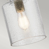 Quintiesse lampa wisząca Kitner E27 czarno/mosiężna QN-KITNER-P-NBR