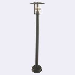 Norlys lampa stojąca zewnętrzna Stockholm E27 118cm czarna IP54 285BL
