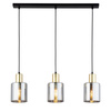 TK Lighting lampa wisząca Sierra 3xE27 czarno/złota 6662